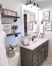Farmhouse Bathroom By Blessed Ranch Farmhouse Decor Farmhouse Bathroom Decor Bathroom Decor Farmhouse Master Bathroom