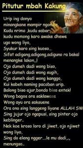 Pitutur Kata Kata Motivasi Kutipan Hidup Kutipan Pelajaran Hidup