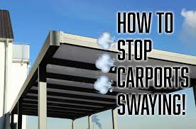 For some additional support you can cross brace the vertical supports of the carport. Carport Swaying Here S How To Stop It Simple Steps Houshia