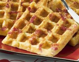 Gaufres Salees Au Fromage Et Jambon Recette Gaufre Salee Recette Gaufre Gaufres Salees