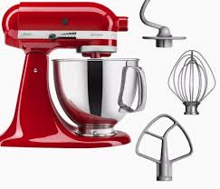 Employing a unique tilting head to facilitate bowl and content removal, this mixer is undeniably handy. Kitchenaid Stand Mixer Ksm125 Empire Red Tv Home Appliances Kitchen Appliances Hand Stand Mixers On Carousell