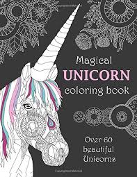 This magical unicorn coloring page includes the moon and stars. Magical Unicorn Coloring Book Over 60 Beautiful Unicorns Art Coloring Books 9781722309169 Amazon Com Books