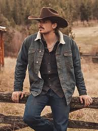 Wrangler® Western Sherpa Lined Denim Trucker Jacket | JACKETS & OUTERWEAR |  Wrangler®