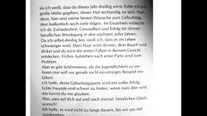 Dafür stellen wir ihnen zahlreiche professionell designte kartenlayouts zur verfügung. Geburtstagsbrief Youtube