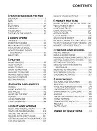 801 Questions Kids Ask About God With Answers From The Bible 9780842337885 Christianbook Com