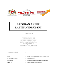 Akhir kata , saya ingin mengucapkan rasa bersyukur yang tidak terhingga dan melahirkan rasa bangga kerana telah berjaya menamatkan latihan industri di syarikat nve solutions , sekaligus berjaya menjaga nama baik pihak politeknik. Laporan Akhir Latihan Industri Dsk