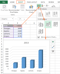 'create a chart and put the newly created chart inside of the. Make A Chart In Excel Yerat