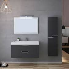 Maybe you would like to learn more about one of these? Meuble De Salle De Bain Gris Anthracite Ensemble De Salle De Bain Gris 100 Cm Calabro
