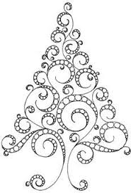 Black And White Christmas Tree Doodle Montanarosepainter Quilling Patterns Quilting Designs Free Motion Quilting