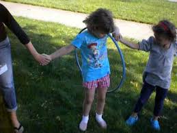 This activity is great for teaching kindergarten and 1 st grade students how to move. Hula Hoop Pass Youtube