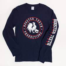 Rooster Teeth Crest Long Sleeve T Shirt Long Sleeve Tshirt Men Long Sleeve Sleeves
