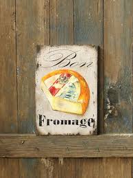French Signs Bon Fromage Wooden Sign French Cheese Etsy Wooden Signs French Signs Vintage Wooden Signs