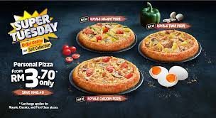 50% off all pizzas @ dominos malaysia promo codes & deals. Dominos Pizza Super Tuesday Only From Rm3 70 Saving Kaki Festive Promos