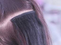 Women with thin hair generally require about three or four packs of these extensions to get the desired scalp coverage. Easy How To Make A Seamless Tape In Hair Extension By Hairweftingtape Com Youtube Tape In Hair Extensions Human Hair Wefts Hair Tape