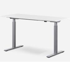 Befolgen sie einfach die deutlichen montageanweisungen, die mit ihrem höhenverstellbaren schreibtisch geliefert werden, oder sehen sie sich das montagevideo an. Schreibtisch Topstar Sitness E Table Hohenverstellbar 140 X 60 Cm Grau Weiss Gestellfarbe Grau Tischplatte Weiss