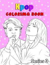 Jin eating bts coloring page Kpop Coloring Book For Bts Jin Rm Jhope Suga Jimin V And Jungkook Exo Blackpink Kpop Lover Fans K Pop Book Series 3 Paperback The Book Stall