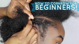 Then wrap your hair with a silk scarf and dry it. How To Braid Cornrow For Beginners Youtube