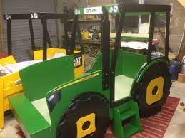 The bed skirt is a woven solid gold fabric. Kids Novelty Tractor Beds Made To Take Standard Single Mattress Colour Options Available No Text On Tractor Bed Tractors For Kids Single Mattress