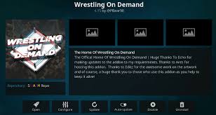 Also sportsdevil and f4mtester addons can be installed from echo repo. Wrestling On Demand Kodi Addon Guide To Install Using Wod Repository Working 2021 Techy Bugz