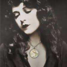 Rabbit Necklace Pendant Ice Skating Bunnies Birds Parent and Child Glass  Charm Silver Easter Jewelry Gifts by Ever & Anon