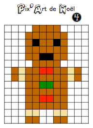 Reproduction Le Pixel Art L Ecole De Crevette Pixel Art A Imprimer Pixel Art Noel Coloriage Pixel Art