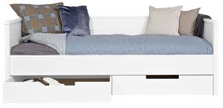 Nos banquettes lits sont proposés sur différentes matières. Lit Banquette Jan Tiroir De Rangement Nordic Factory File Dans Ta Chambre