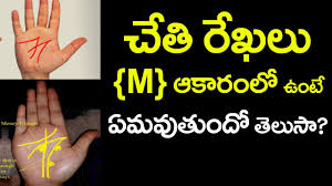 What Happens If You Have Letter M On Your Hand Astrology In Telugu Vtube Telugu Youtube