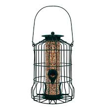 Bird Feeder For Large Birds Amazon Com Gray Bunny Gb 6860 Caged Tube Feeder Squirrel Proof Wild Bird Feeder Outdoor Birdfeeder With Larg Wild Bird Feeders Bird Seed Feeders Wild Birds