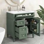 Magic Home 30 in. Modern Freestanding Bathroom Vanity ...