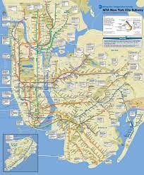 Nyc Subway Lines Map New York City Subway Map - Go! Nyc Tourism Guide