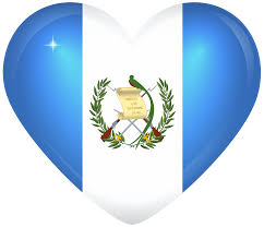 The flag of guatemala, which has been used in its current form since 1871, consists of three vertical stripes in blue, white and blue colors. Guatemala Large Heart Flag Gallery Yopriceville High Quality Images And Transparent Png Free Clipart Guatemala Flag Guatemala Flag