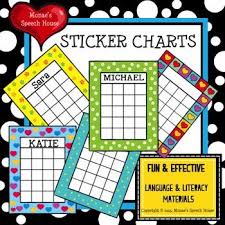 Free Sticker Charts Speech Sticker Chart Sticker Chart