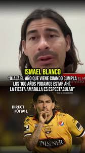 Ismael Blanco ex jugador de BSC asiste a los 100 años BarcelonaSC