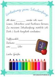 Einladung Schulanfang Einladung Schulanfang Schulanfang Einladung Einschulung