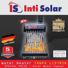 Sayang kan kita mengeluarkan uang untuk membeli solar water heater yang murah tapi bikin kecewa sepanjang tahun. Jual Intisolar Promo Pemanas Air Tenaga Surya Solar Water Heater 80 Liter Harga Murah Ralali Com Harga Grosir 2021 Ralali Com