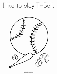 Vector coloring page of a outline design panther character mascot. Baseball Bat Coloring Page Awesome I Like To Play T Ball Coloring Page Twisty Noodle Baseball Coloring Pages Sports Coloring Pages Football Coloring Pages