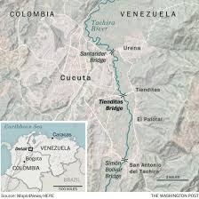 It is bordered by brazil, ecuador, panama, peru, and venezuela. Amid Chaos And Defiance Venezuelan Opposition Faces Off Against Security Forces As Maduro Digs In The Washington Post