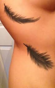 Pin By Astuti Wageyasa On Tatto In 2020 Feather Tattoos Rib Tattoo Feather Tattoo