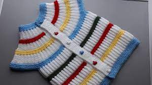 Selanik Modeli Yelek Yapimi Baby Knitting Patterns Orgu Selanik