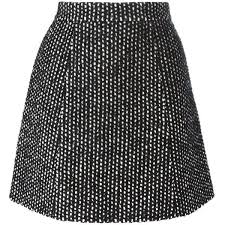 Black A Line Mini Skirt Pin On Polyvore