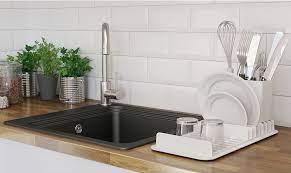 evier en granit noir 1 bac a encastrer romesco pas cher evier de cuisine castorama iziva com evier en granit evier cuisine evier