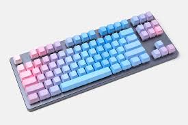 Black And White Gradient Keycaps Npkc Gradient Pbt Doubleshot Side Lit Keycap Set Price Reviews Drop Formerly Massdrop Pbt Keyboard Yellow Case