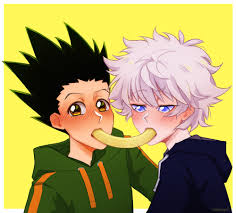 Just a cute little scene of them being cute together. Killua X Gon By Sadkner1 On Deviantart
