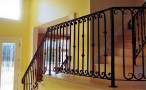 Shop stair railing kits and a variety of building supplies products online at lowes.com. Wrought Iron Stair Railings Interior Cactus Fence A Pearland Fence Company