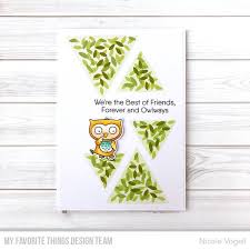 Stamps Forever And Owlways Bold Blooms Die Namics Forever And Owlways Nicole Vogeli Mftstamps Card Challenges My Favorite Things Cards