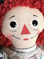 Raggedy Ann & Andy Cloth Dolls & Doll Playsets with Vintage Doll