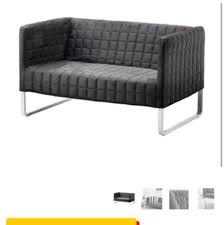 The cover is easy to keep clean as it is removable and can be machine washed. Ikea Knopparp Sofa Grey Color Furniture Home Living Furniture Sofas On Carousell