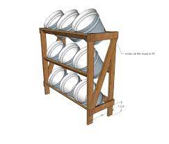Diy Bucket Or Basket Shelf Display Stand Wooden Display Stand Basket Shelves Display Shelves