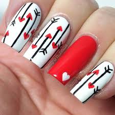 50 Valentine S Day Nail Art Ideas Cuded Nail Designs Valentines Valentine Nail Art Valentines Nails