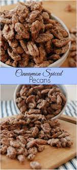 Cinnamon Spiced Pecans Recipe Pecan Recipes Spiced Pecans Nut Recipes